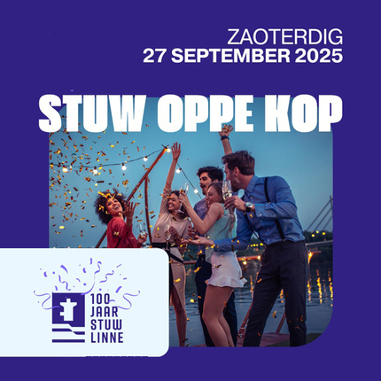 Stuw oppe kop